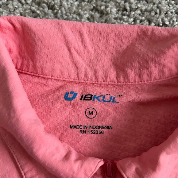 IBKUL Women's Medium Long Sleeve Polo Shirt - Picture 4 of 8